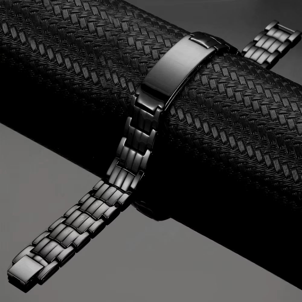 A7 HEALING LUXURY COLLECTION - Copper Magnetic Bracelet Personalize ID Name Bracelets for Men Women Adjustable Wristband Bracelet 